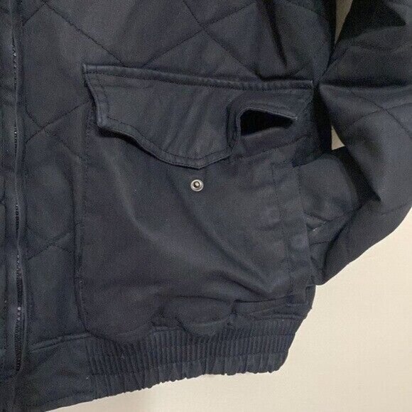 Steve Madden mens jacket coat bomber quilted zip in size 2XL/ TG - Picture 5 of 12